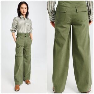 Sea New York NY olive Green Women's Cargo Pants size 6 small / medium
